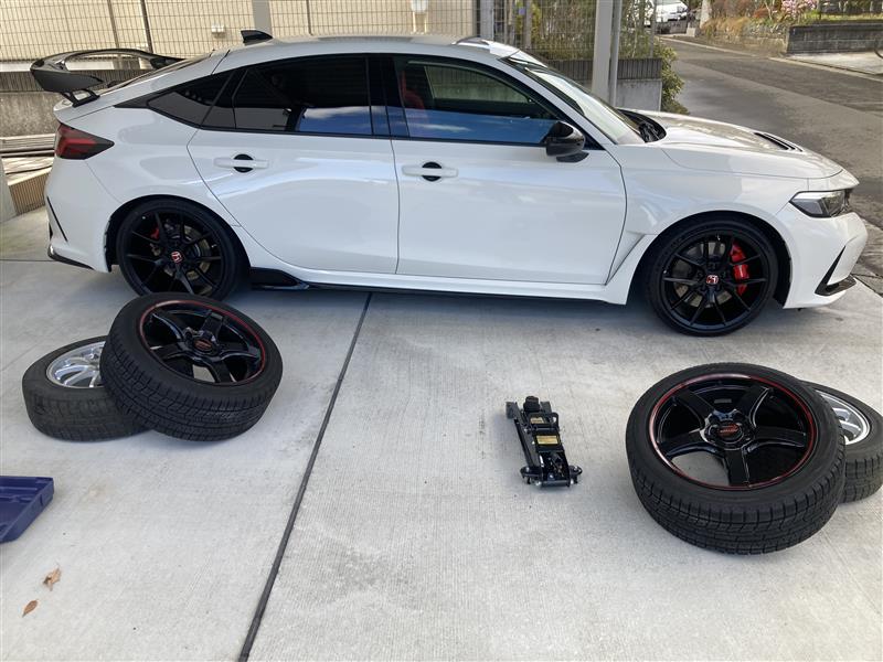 FL 5スタッドレスタイヤ交換 インチダウン 18インチ（ホンダ