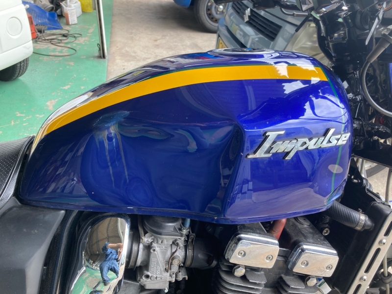 ガソリンタンク交換（スズキ GSX400インパルス）by ゆういっつぁん