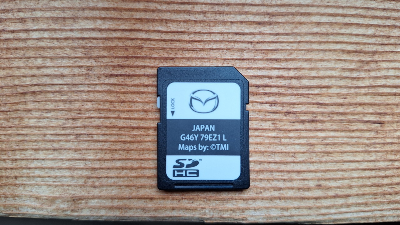 地図データ更新_2025年秋版へ(ナビゲーション用SDカードPLUS)（マツダ