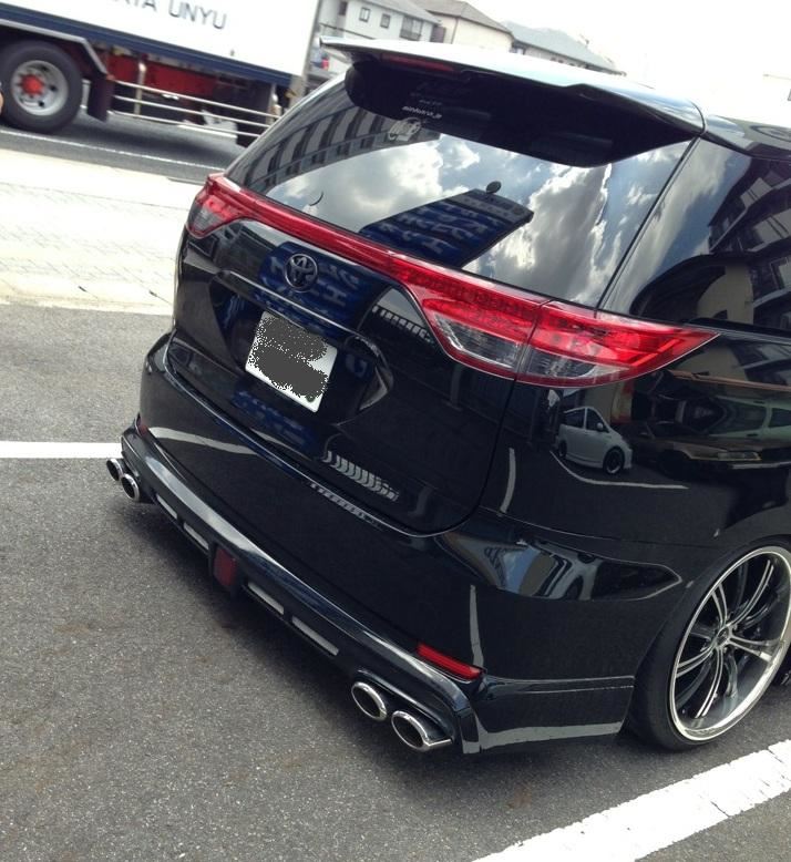 ガナドール+AMS 左右4本出しオーバル のパーツレビュー | エスティマ