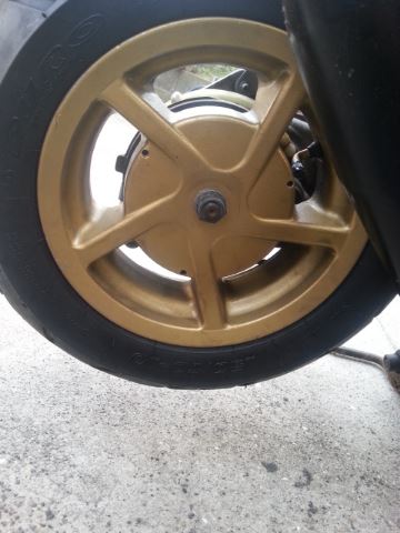 ヤマハ(純正) bw's100 ホイール のパーツレビュー | JOG ZR Evolution