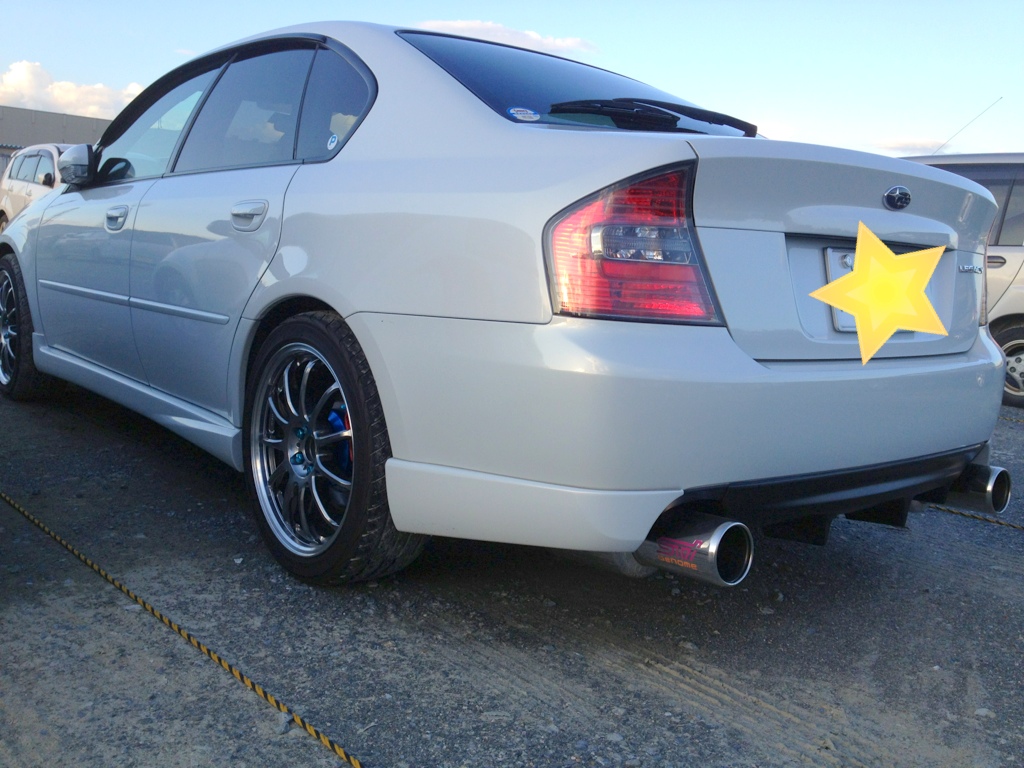 スバル(純正) STIゲノムマフラー のパーツレビュー | レガシィB4