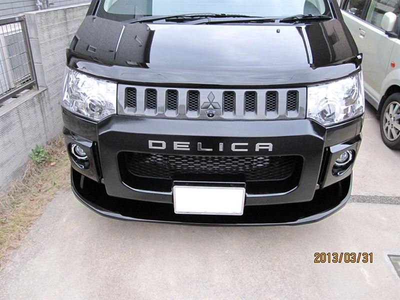 デリカd5 フロントバンパーガード