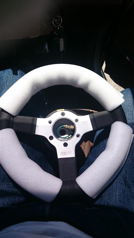 水野ワークス 28Φ レザーハンドル のパーツレビュー | クレスタ(ひじき