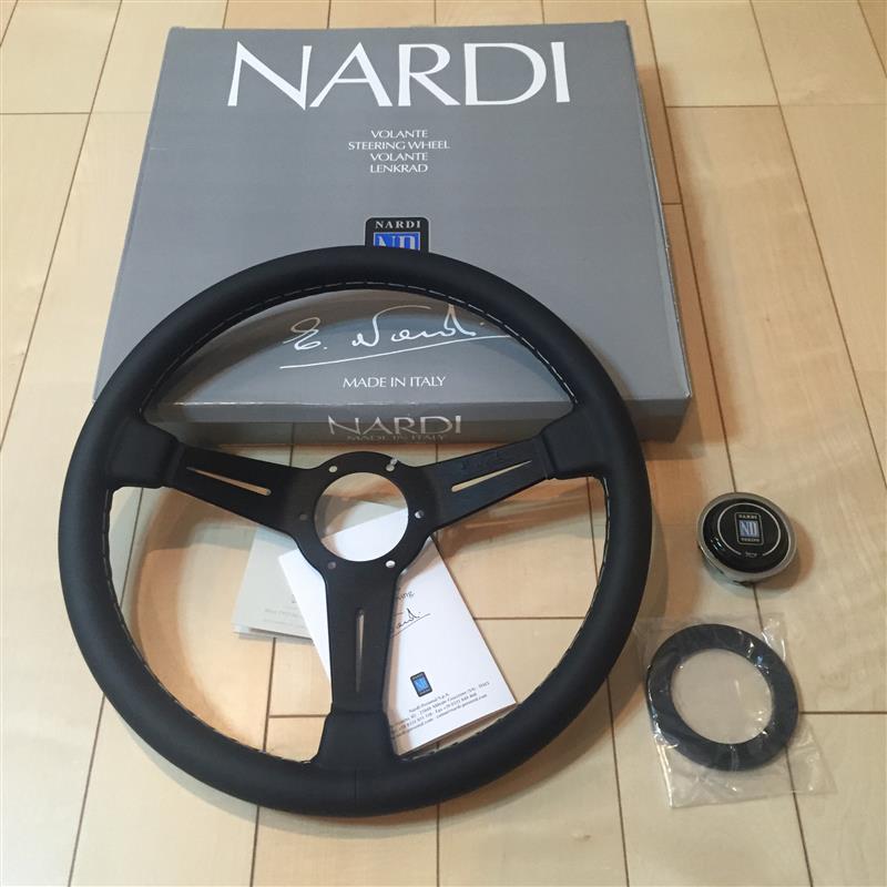 02.jpg 車・バイク・自転車 Nardi クラシック レザーステアリング