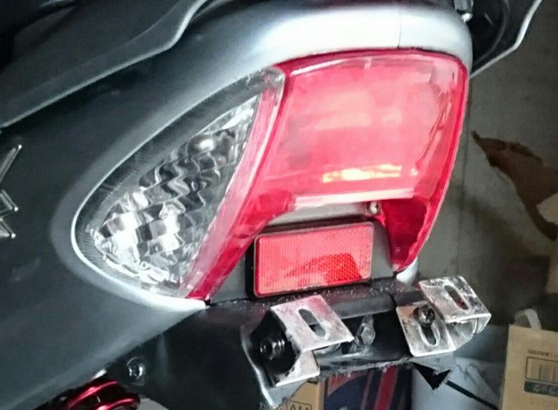 KITACO クリアテール のパーツレビュー | ライブディオZX(ひめりんご