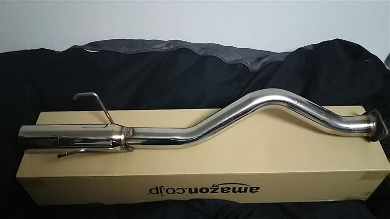 ZERO FIGHTER ストレートマフラー(リアピース交換タイプ) のパーツ