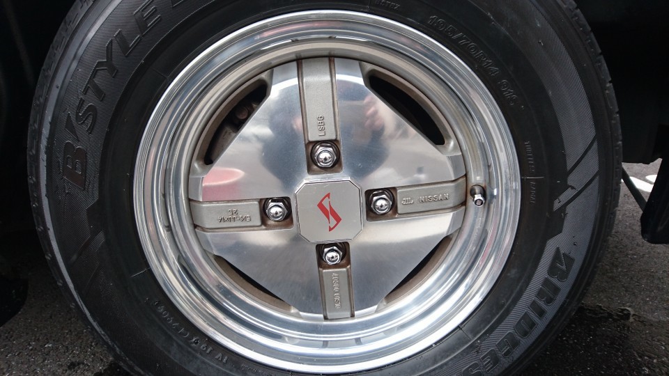 旧車ホイール 日産 R30スカイライン 純正ホイール 鉄仮面 14インチ 2本