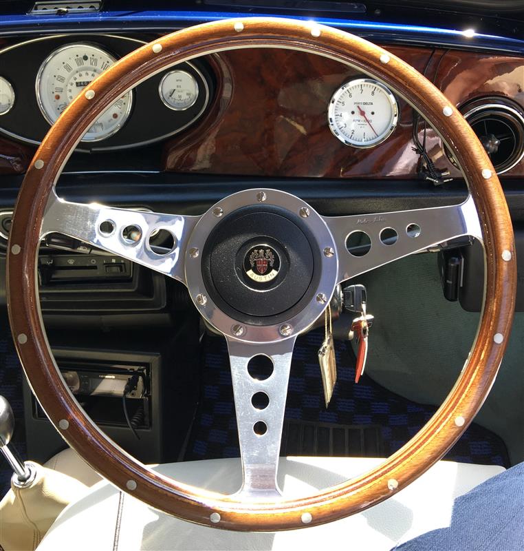 ☆ Moto-Lita モトリタ ウッドハンドル フラット ウッドステアリング