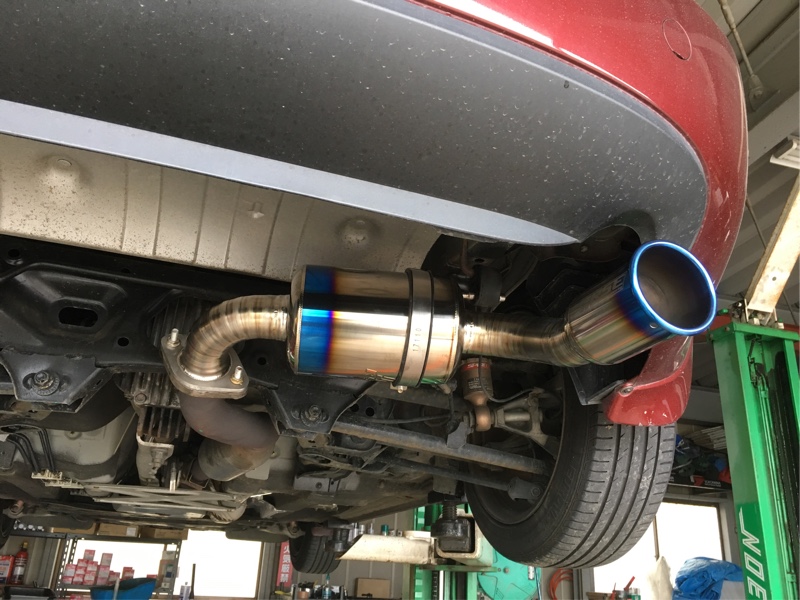 RSE Real Speed Engineering フルチタンマフラー のパーツレビュー