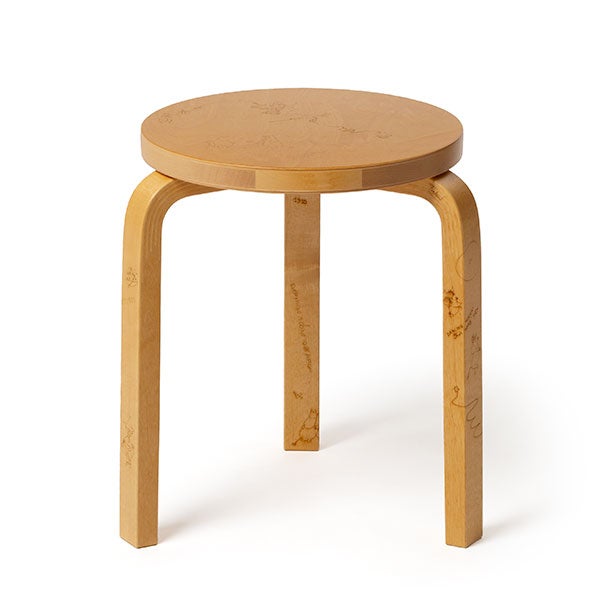 Artek + Moomin (アルテック＋ムーミン) Stool 60 Celebration | Artek