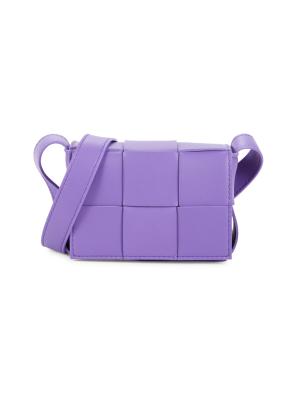 Bottega Veneta Cassette Leather Crossbody Bag on SALE | Saks OFF 5TH