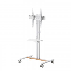 CR-PL60W【32～55型対応ロータイプディスプレイスタンド（ホワイト