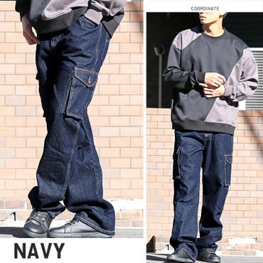 お兄系 メンズデニムパンツ【BERNINGS SHO(バーニングスショウ)ダメー