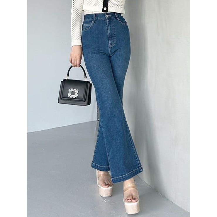 ハイウエストブーツカットデニム[品番：MKSW0056646]｜MERCURYDUO