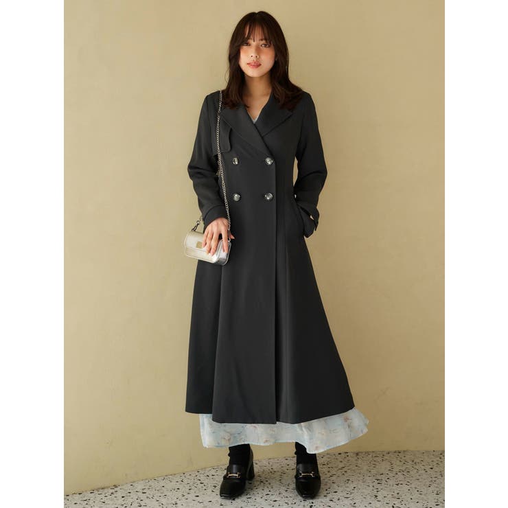 フィットアンドフレアトレンチコート[品番：MKSW0061952]｜MERCURYDUO