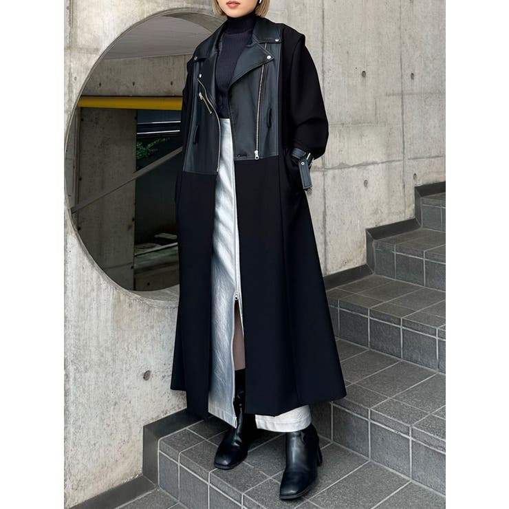 ライダースドッキングコート【2WAY】[品番：MKSW0060121]｜MURUA