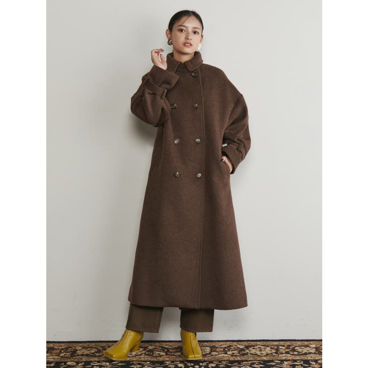 ダブルステンカラーコート[品番：MKSW0047142]｜MURUA（ムルーア）の