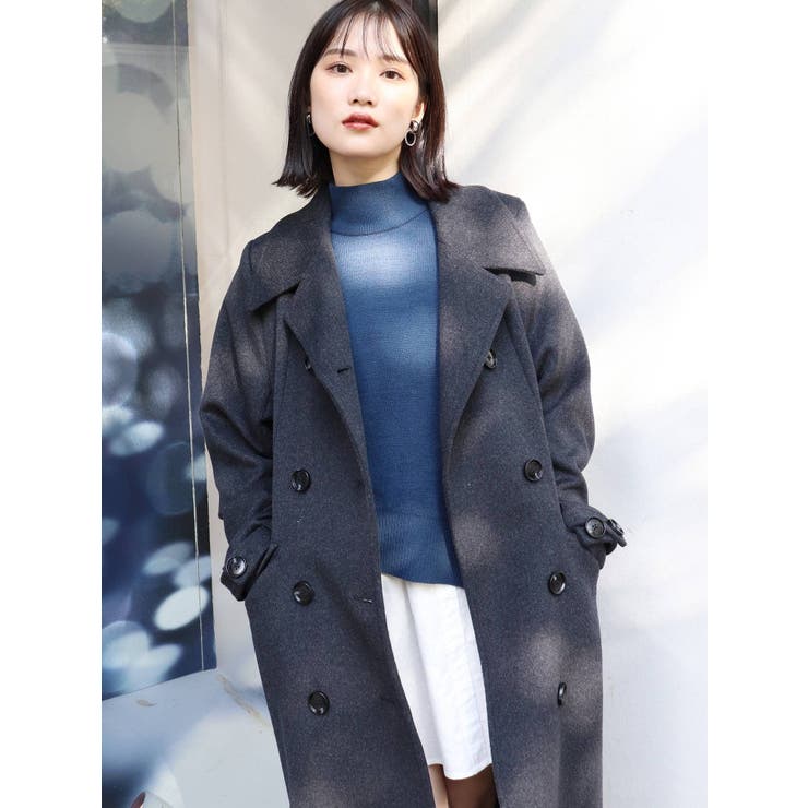 ダブルマキシチェスターコート[品番：MKSW0041331]｜MURUA（ムルーア