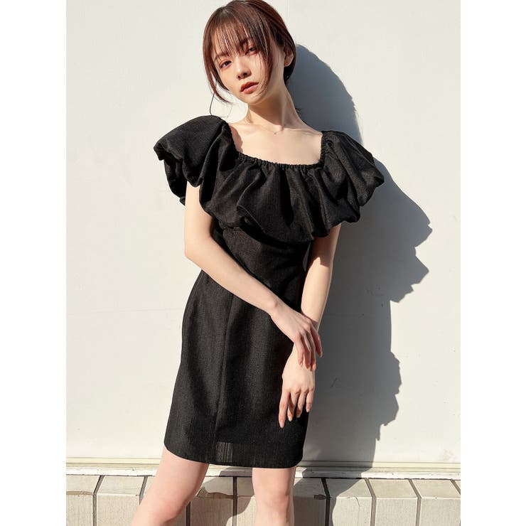 オフショルミニワンピース[品番：MKSW0051587]｜RESEXXY（リゼクシー