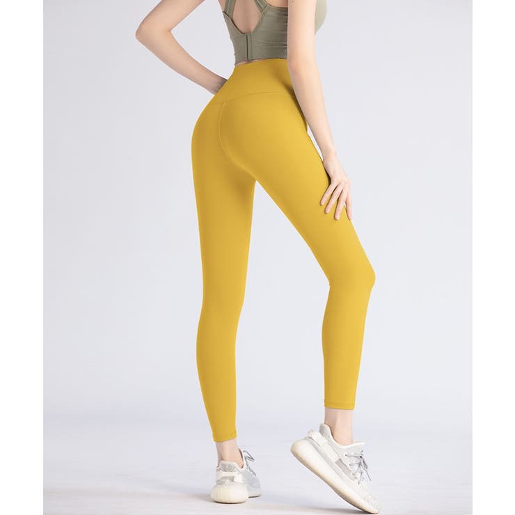 ハイストレッチレギンスパンツ ハイウエスヨガレギンス スポーツウェア