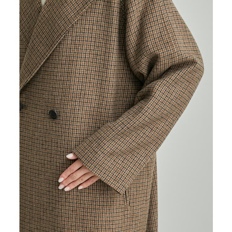 ガンクラブチェックオーバーチェスターコート[品番：RPCW0033111