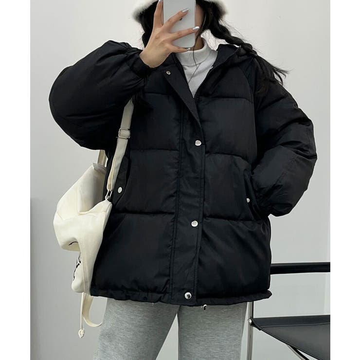 ダウンジャケット レディース フード付きダウン[品番：KH000014353