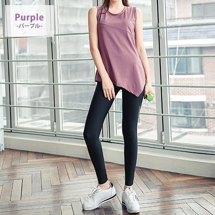 ヨガ レギンス タンクトップ[品番：TY000008423]｜teddyshop（テディー