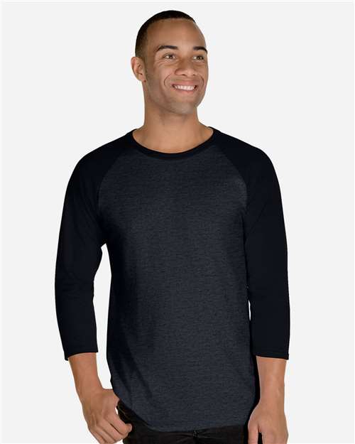 JERZEES 560RR - Premium Blend Ringspun Three-Quarter Sleeve Raglan