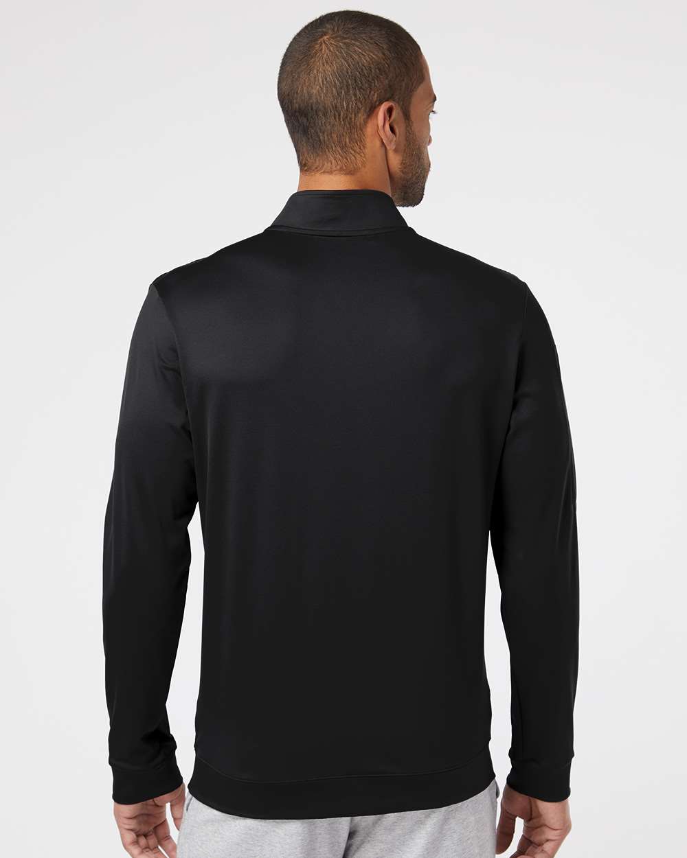 Adidas A295 - Men's Textured Quarter-Zip Pullover
