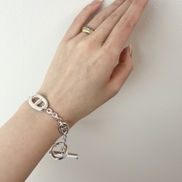 エルメス シェーヌダンクル ブローチ オレンジ (HERMES/ブローチ