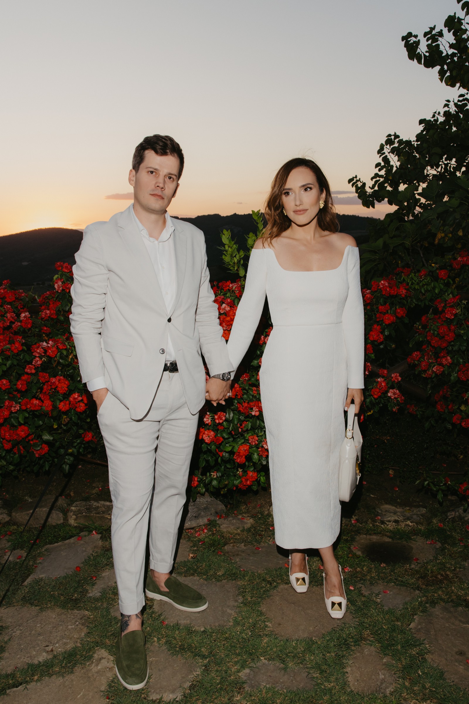 Emilia Wickstead, Birch off the shoulder midi dress Wedding Dress