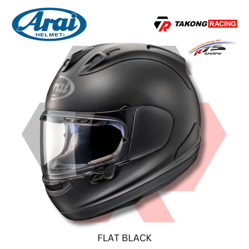 ARAI Helmets - RX-7X Flat Black – Takong Racing (Riding Apparel)