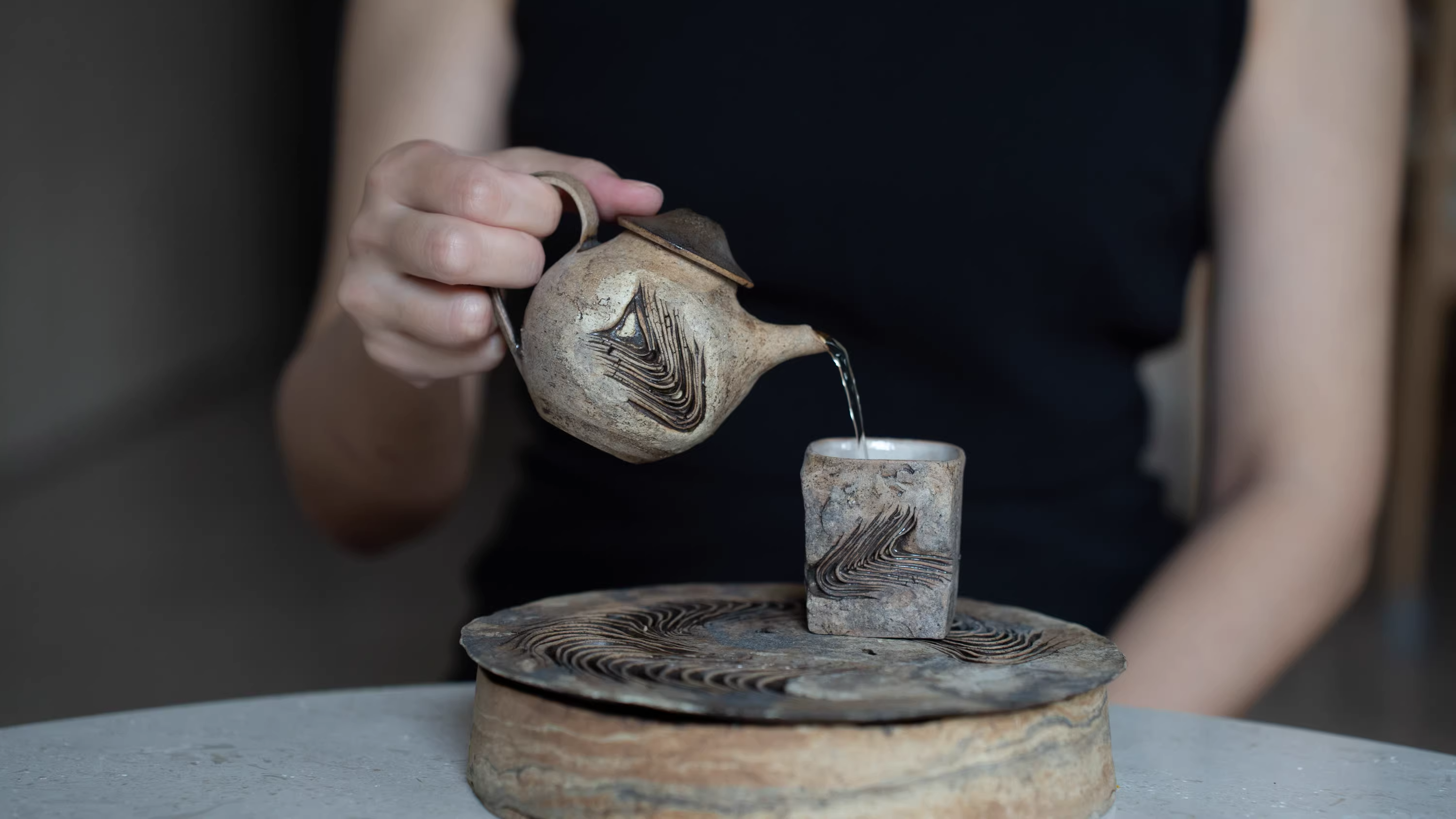 日本陶藝作家泉田之也手作積層茶壺陶– okinishop