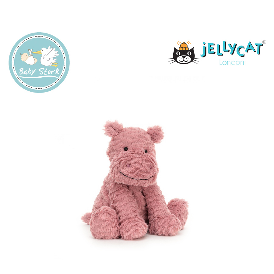 Jellycat Fuddlewuddle Hippo - Medium – Baby Stork (MRI2015/1030)