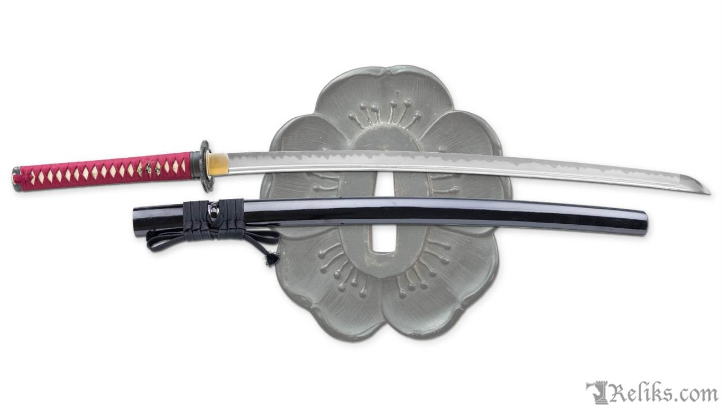 Sakura Katana - Differential Tempered Katana at Reliks.com