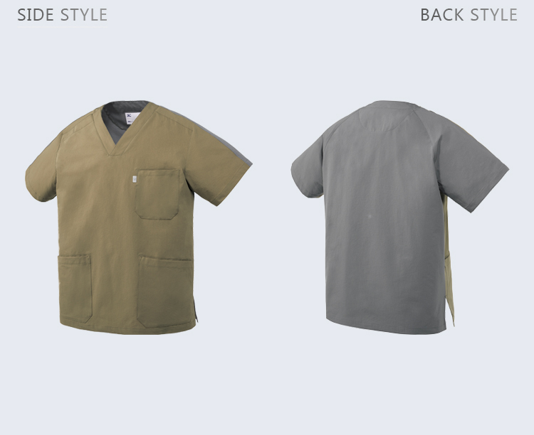 在庫限り】MIZUNO 4wayストレッチ スクラブ(バイカラー)[男女兼用](31