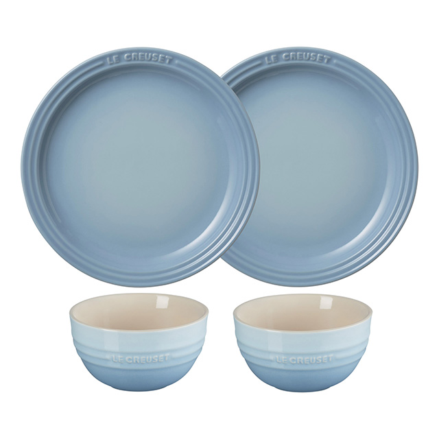 ル・クルーゼ[Le Creuset]のテーブルウェア・セット コースタルブルー