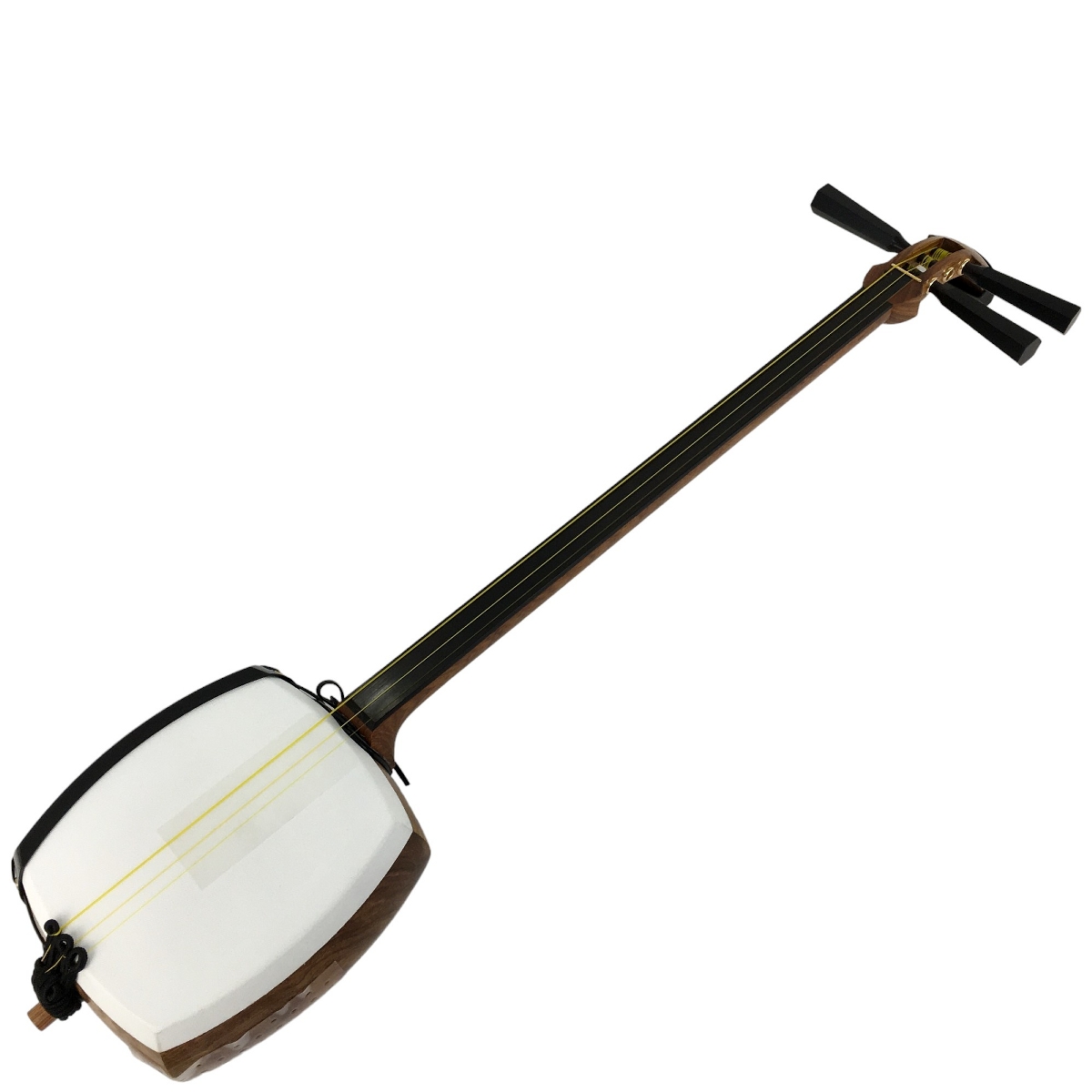 津軽三味線 東さわり 三つ折り 太棹 正寸 丸打胴 ハードケース 撥 津軽