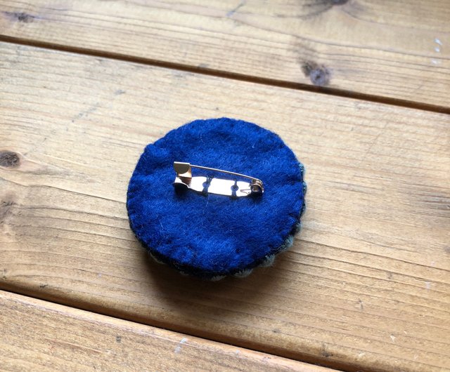 ブローチ ミナペルホネンタンバリン ハンドメイド kanonn | ブローチ