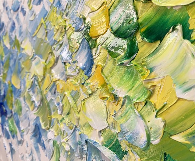 送料無料 20%OFF】森の油絵/抽象画/オリジナルグッズ/装飾画/壁掛け