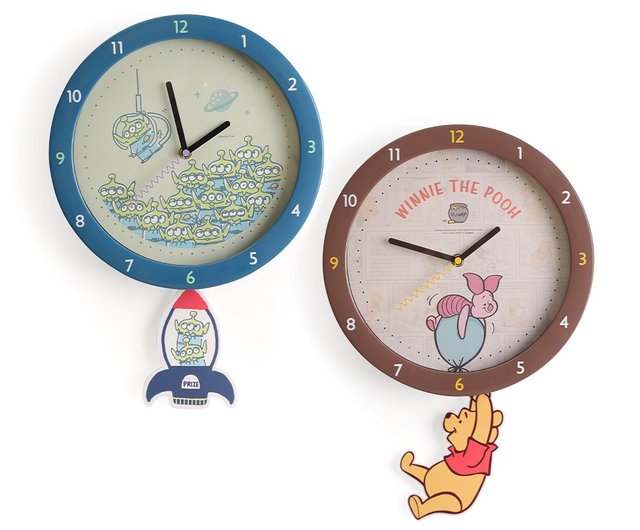 32% OFF] Taiwan Disney Swinging Clock-Disney Genuine Authorized