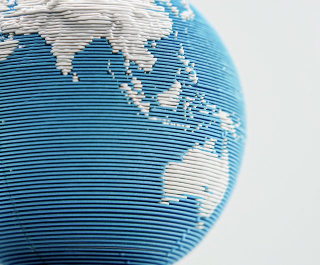 送料無料 20%OFF】2026 3D立体ペーパーアート地球カレンダー【国際英語