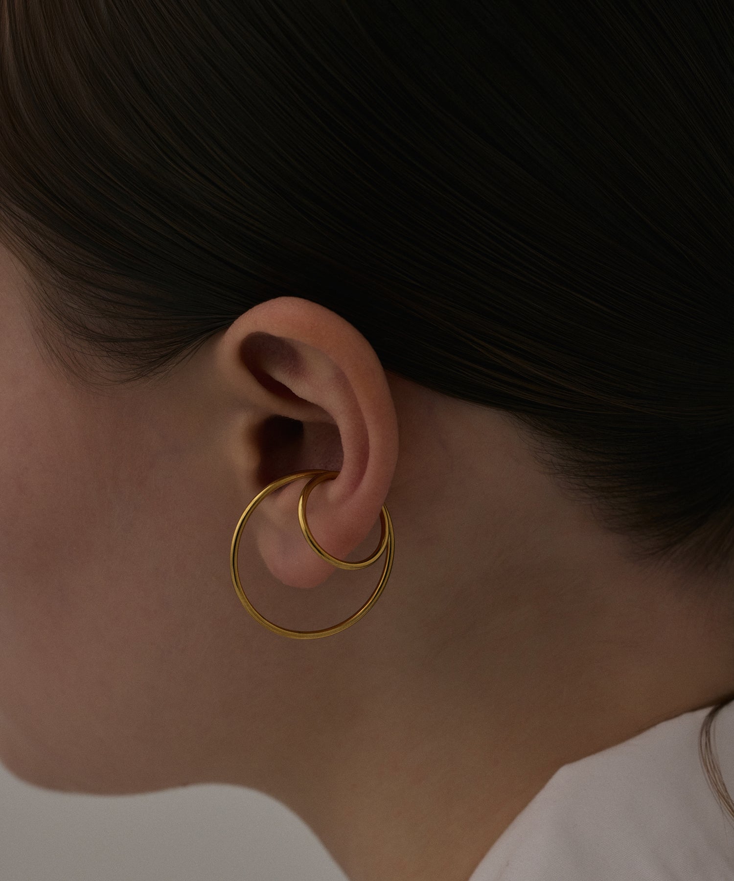 ゴールド]ビッグイヤーカフ