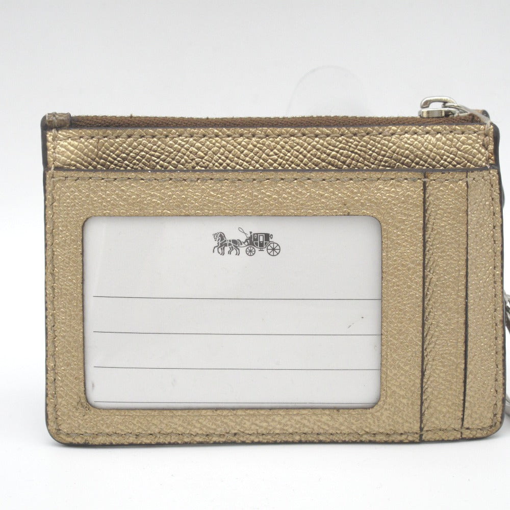 COACH コーチ パスケース キーリング付きコインケース 星柄