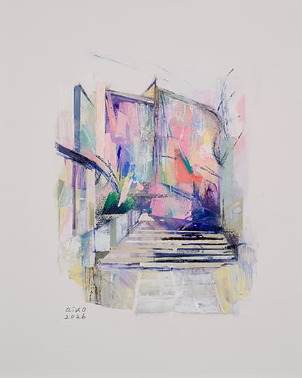 川瀬 巴水 Hasui Kawase 春の月（二宮海岸） | ONLINE STORE | Walls Tokyo