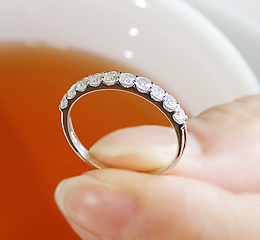 HPt950（ハードプラチナ950）【D SI EX H&C】ダイヤモンド0.5ct