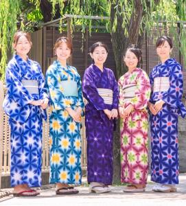 体験！伝統工芸有松・鳴海絞「雪花絞りの浴衣1反染めよう」お仕立て