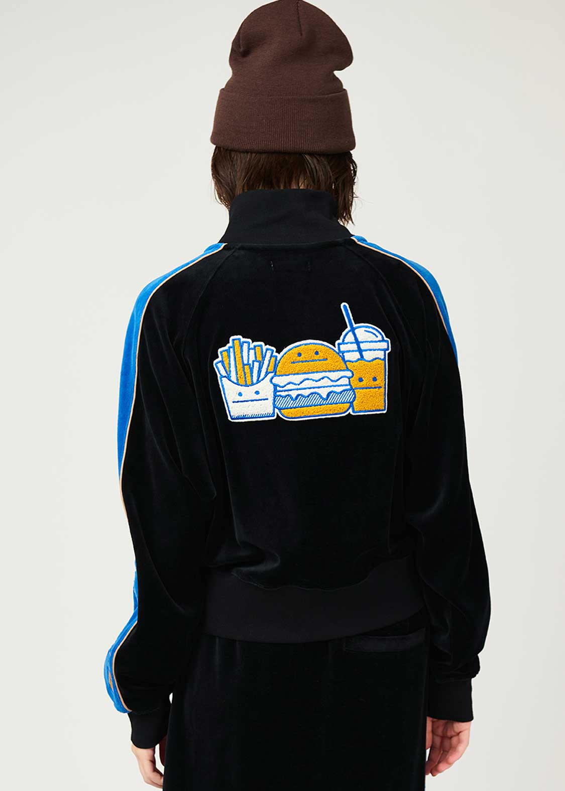 ビューティフルシャドーバーガー｜ベロアコンパクトトラックジャケット