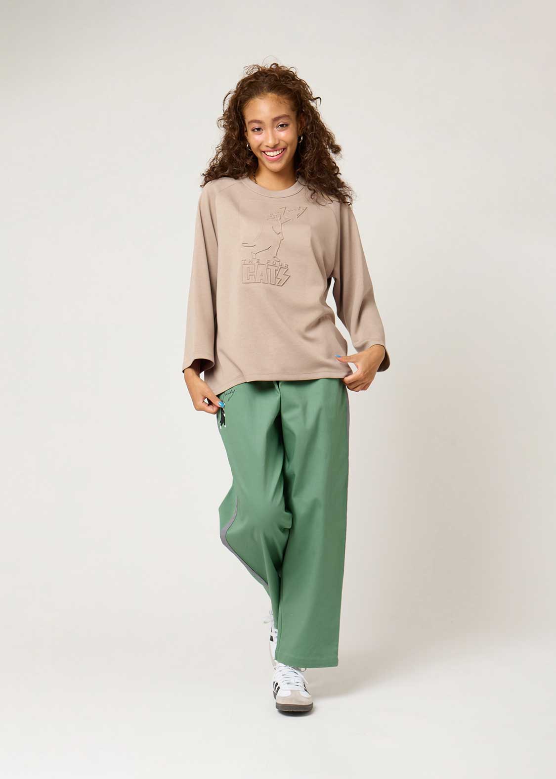 ザ フォーキャッツ タッキー｜ポンチ8分袖Tシャツ｜ユニセックス